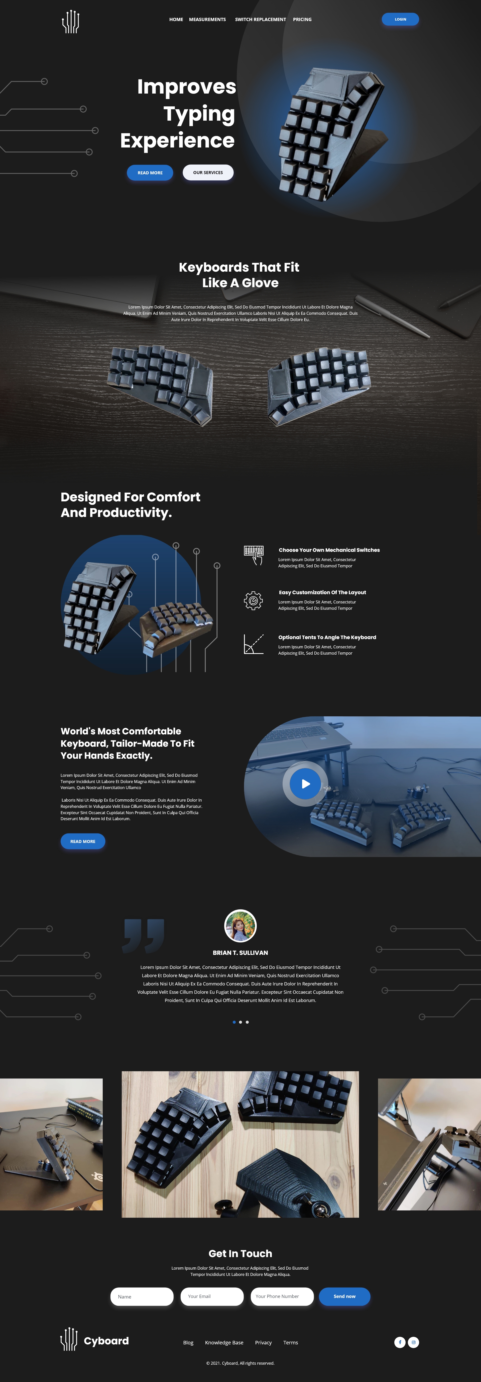 ZYVZEN Portfolio - Cyboard - web, design Project
